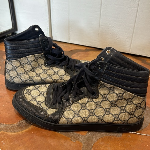 Gucci Other - Gucci men’s high top Sneakers size 10.5